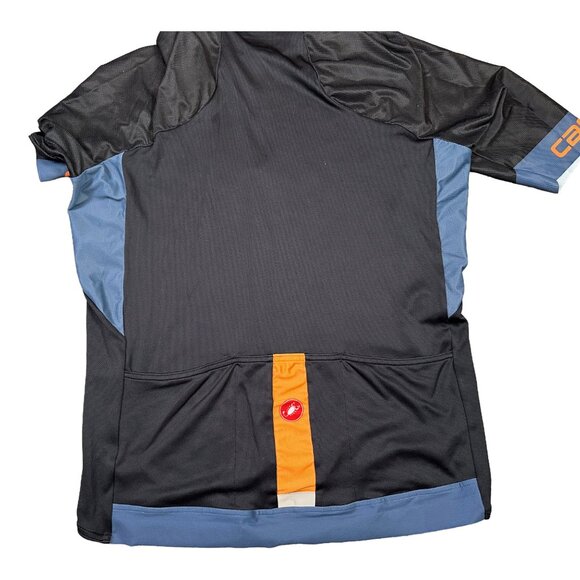 CASTELLI Men’s Entrata Cycling MTB Road Bike Jersey Quarter Length Sleeve XXL - Picture 2 of 6